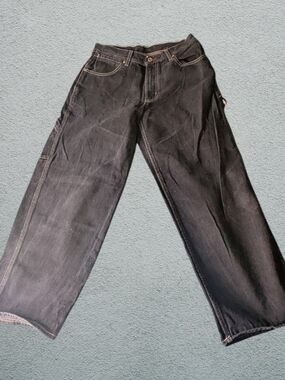 Men's Tommy Black Wide-Leg Jeans